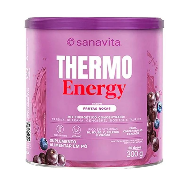 THERMO ENERGY FRUTAS ROXAS 300G SANAVITA