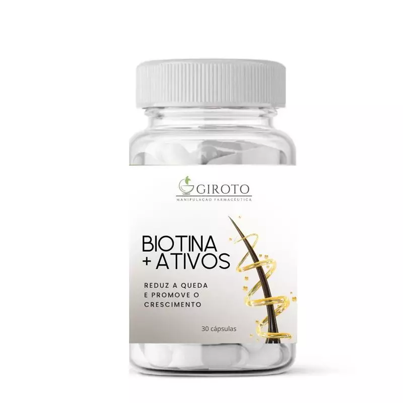 Biotina+Ativos 30 Cápsulas 