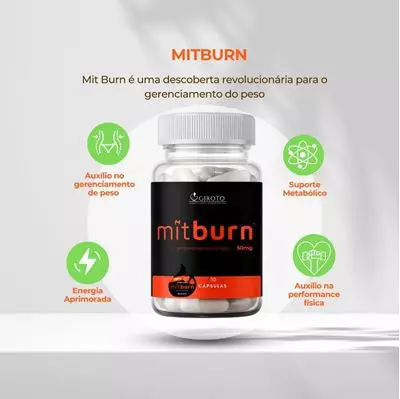 Mitburn 50mg 30 cápsulas