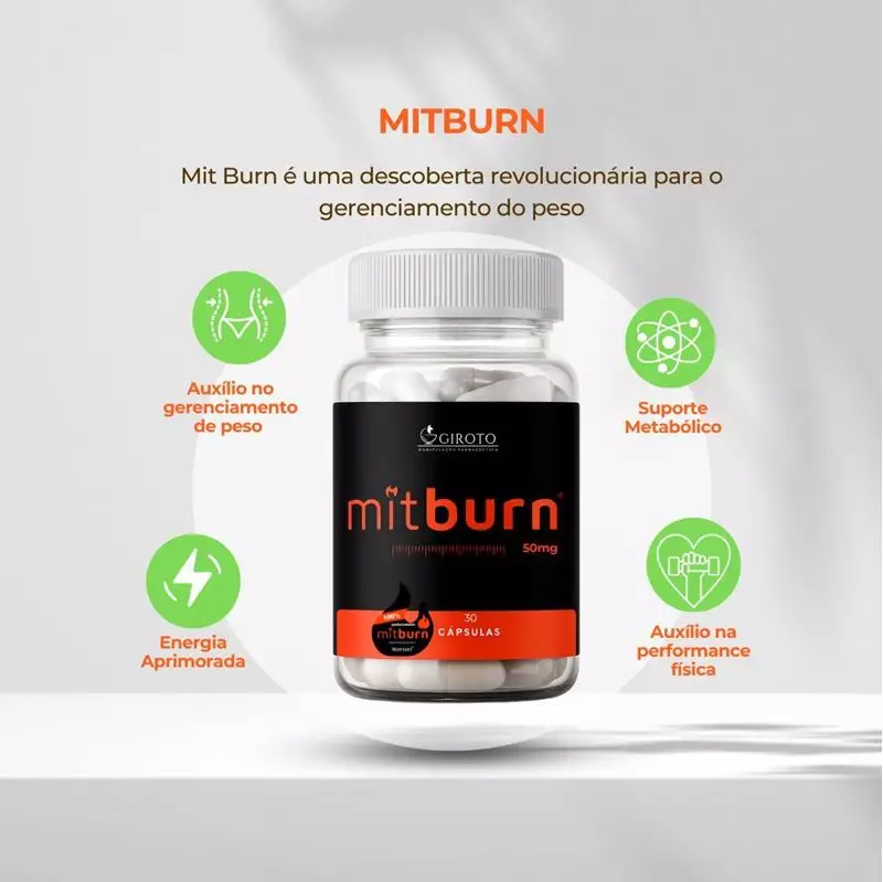 Mitburn 50mg 30 cápsulas