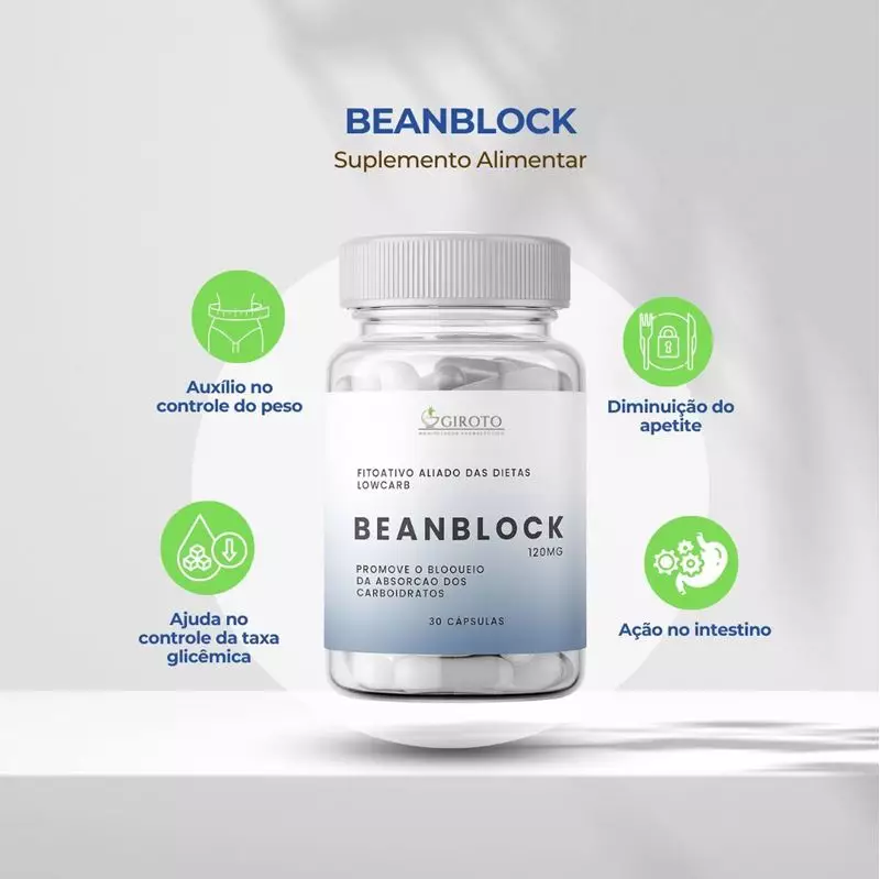 Beanblock 120mg 30 Cápsulas