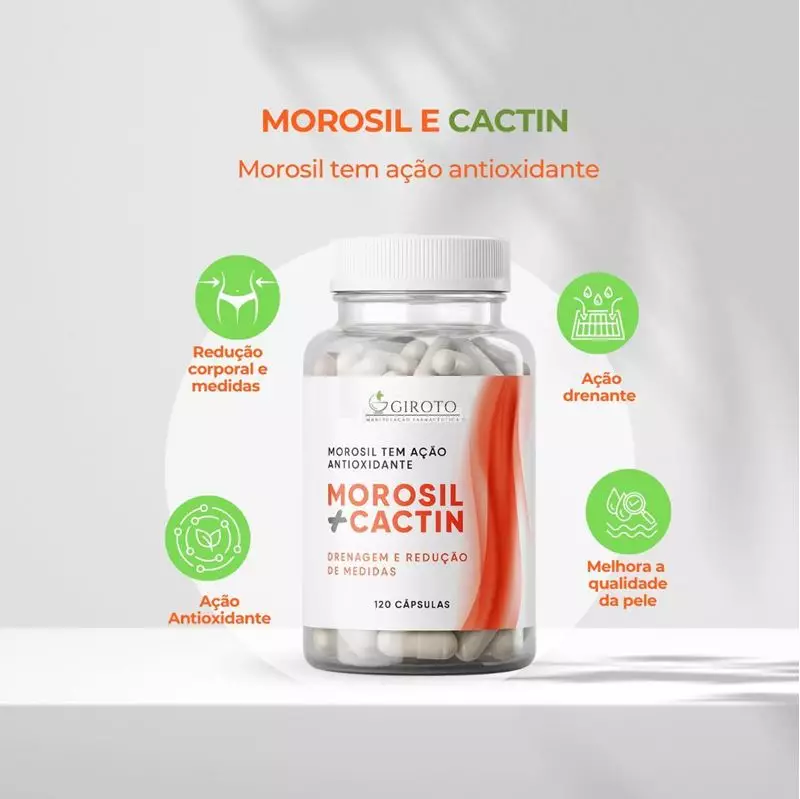 GIROTO MOROSIL  200MG + CACTIN 500MG 120 CAPSULAS
