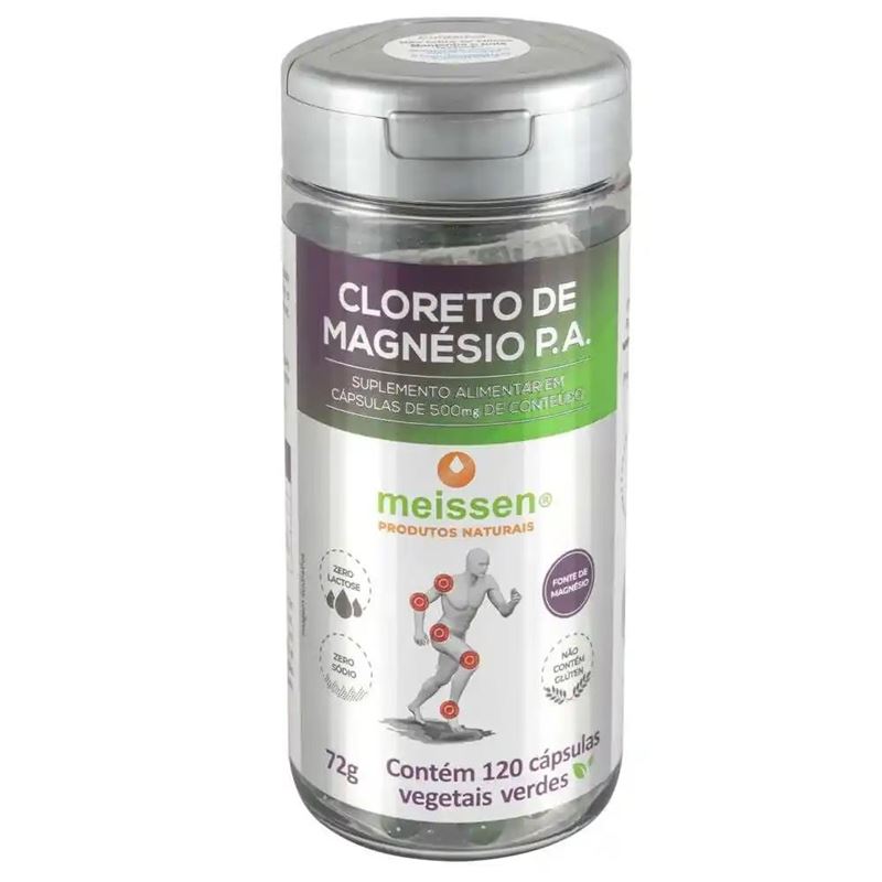 Cloreto de Magnésio 120 cápsulas 