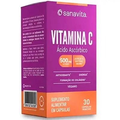 Vitamina C 500mg- 30 cápsulas 
